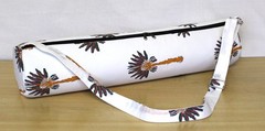 Multi Palm Tree Yoga Mat Carrier Bag Hippie Mandala Cotton Bags With Shoulder US
