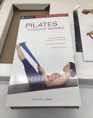 Vintage GAIAM Pilates Bodyband Workout Kit Toning W/VHS Video & Bands New w Box