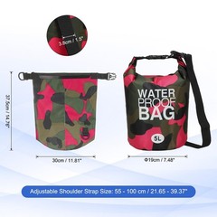 Waterproof Dry Bag, 5L Fit for Women Men Water Proof Bags Lightweight Dry Sto…