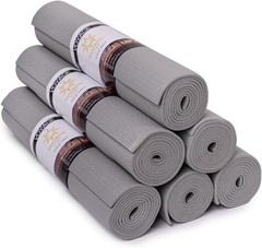 Voyage 5mm Studio Yoga Mats 6 Pack 72x24in