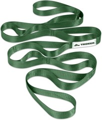 Versatile 75-Inch No-Stretch Yoga Strap for Therapy & Mobility – Green