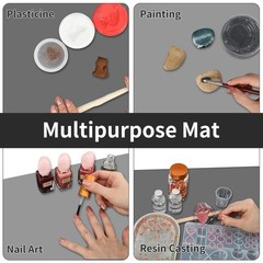 2MM Super Thick Large Silicone Mat, 23.6″x31.5″, Non-Slip Heat Resistant, Thi…