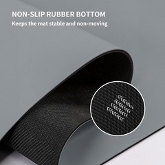 Professional PU Rubber Yoga Mat, Double-Sided Non Slip Sweat Resistant Exerci…