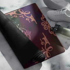LEO Zodiac Yoga Mat with Strap PERSONALIZED Gift Meditation Decor Astrology Gift