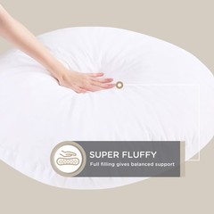 Codi Round Floor Pillow Insert 2 Sets, Large Thick Meditation Cushion, Circul…