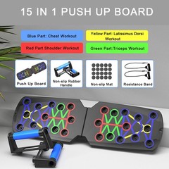 Pilates Board Reformer & Ski Balance Board Portable Home Gym 12-in-1 Workout