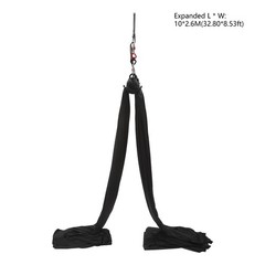 10M Premium Aerial Silks Equipment Yoga Pilates Swing Aerial Yoga Antigravity US