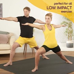 Large Yoga Mat 6’x4’x8mm Extra Thick, Durable, Eco-Friendly, Non-Slip & Odorl…