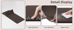 HAHE 7-Fold Design Extra Thick Yoga Mat 72″L x 24″W x 0.47″,TPE Fitness Exercise