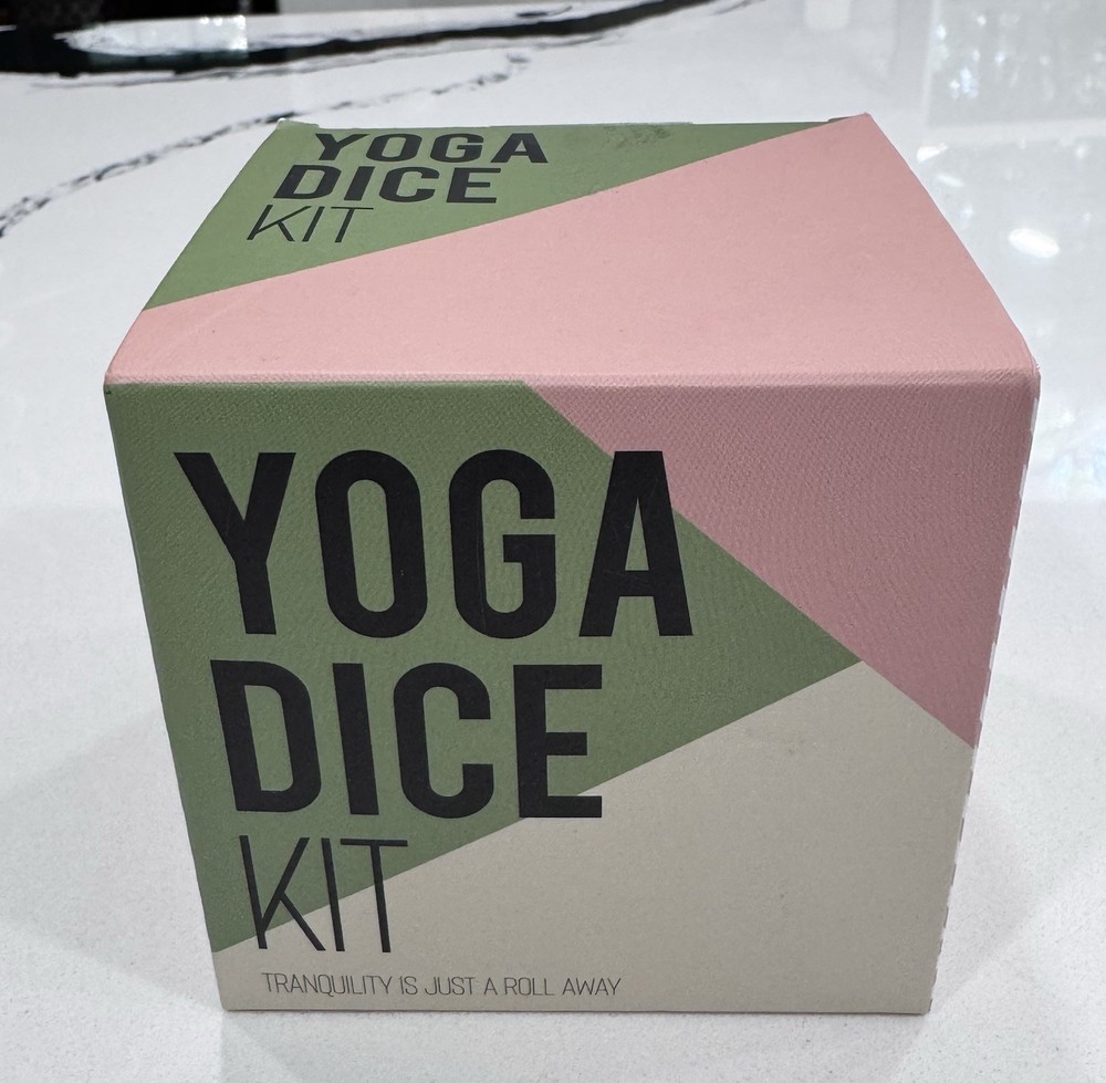 New Sealed! Yoga Dice Kit & Workout Dice (4 Dice) Activities/Durations