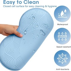2 Pack Yoga Knee Pads Mat Set – Extra Thick Foam Kneeling Pad Cushion for Knees,