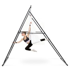 VEVOR Yoga Stand Frame 440.9 lbs Load Swing Stand with 6.6-yard Yoga Hammock