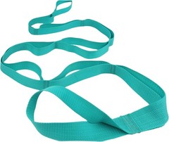 Light Green Yoga Strap – 10 Loops for Flexibility & Recovery | Durable Design