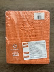 Primasole Folding Yoga Travel Pilates Mat Foldable Easy to Carry to Class Beach