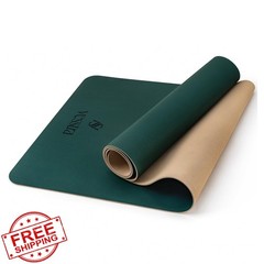 Vesstra Premium Yoga Mat Non-Slip PU Grip 4mm