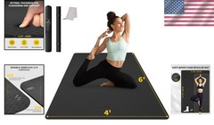 Versatile Extra Wide Yoga Mat 6’x4′ – Comfortable & Portable for All Levels