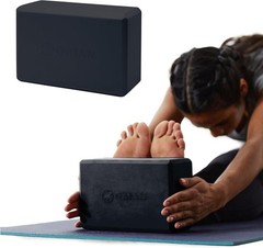 Gaiam Yoga Block, Non-Slip EVA Foam Supportive Fitness Block with Beveled Edges