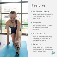 Aeromat Pilates and Yoga Mat for Floor Exercise Extra-Thick Floor Workout Mat