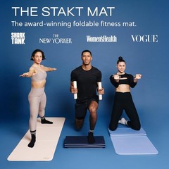 Stakt – the Original Foldable Yoga Mat, Premium Fitness & Multi-Purpose Workout