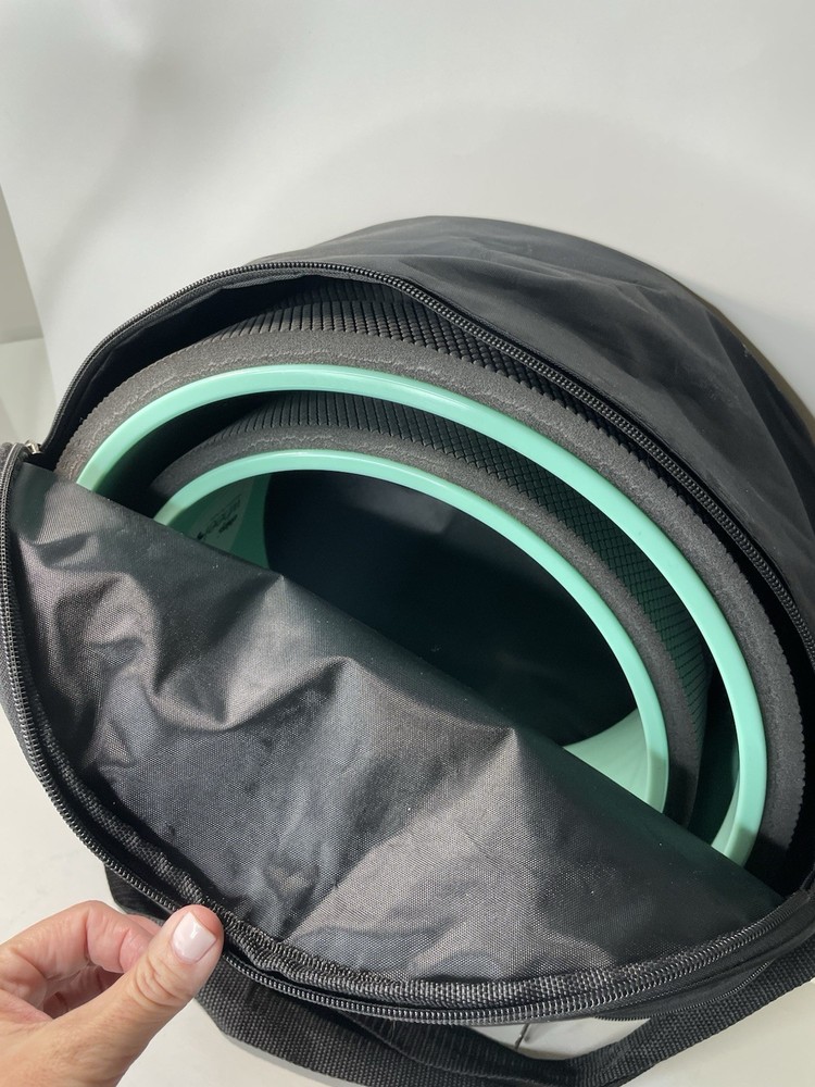 Chirp Foam Roller Wheel 12”& 10” Back Relief, Muscle Therapy – Set Of 2 With Bag