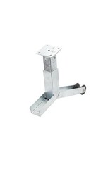 3006.6895 Adjustable Height Notched Fits 3″W x 4″H Trailer Frames Galvanized