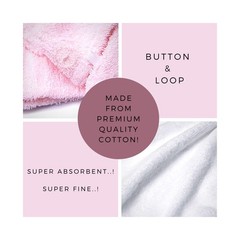 KEEPOZ Hair Towel Wrap Quick Dry 100% Cotton Super Absorbent Tu… Fast USA SHIP