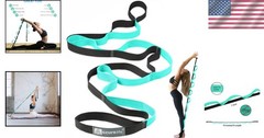 Eco-Friendly 76″ Stretch Strap with Loops for Comprehensive Flexibility Training