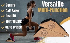 2 PCS Squat Wedge Blocks NonSlip Slant Board Ankle Calf Stretching Yoga