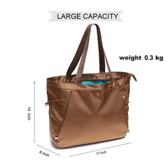 Yoga Tote Bag Women Shoulder Drawstring Office Workout Travel Pilates Gym