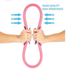 Home Pilates Magic Circle Resistance Yoga Ring – Exercise Fitness Body Trainer