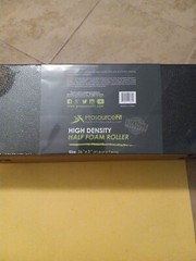 ProsourceFit High Density Half-Round Foam Roller 36″ X 3″ Black