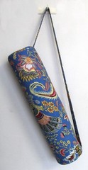 Indian Blue Crown Yoga Mat Carrier Bag Mandala Large Shoulder Strap