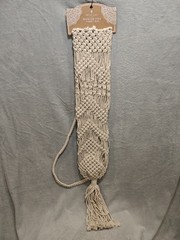 Oak And Reed Macrame Yoga Mat Bag Boho Shoulder Tote Handmade in India 100% NEW