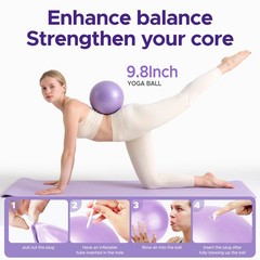 diputox Pilates Ring Kit for Women, 10 Count(Pack of 1), Violet