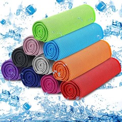 10 Pack Cooling Towels, Cooling Towels for Neck and Face, Sweat Microfiber Towel