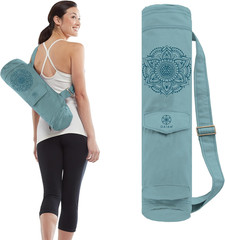 Cargo Yoga Mat Bag, Full-Zipper Yoga Mat Carrier with Adjustable Strap, Fr