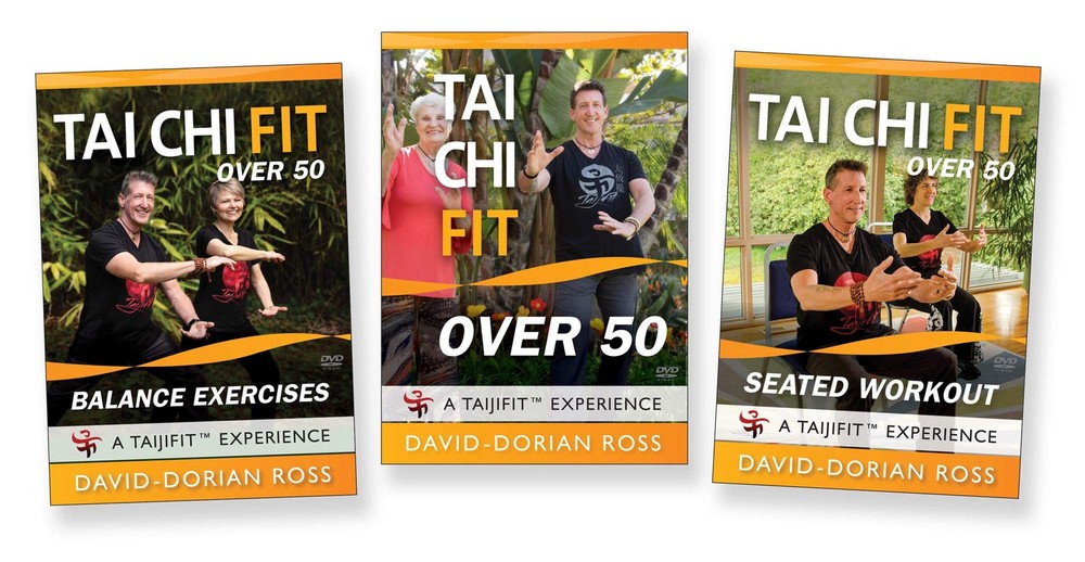 Tai Chi Fit OVER 50 3-disc Set (David-Dorian Ross DVD) Gentle…