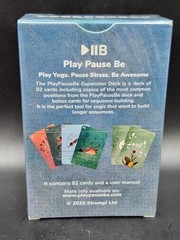 Play Pause Be 82 Yoga Card Expansion Deck, Brand New Factory Sealed