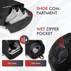 PinCute Drawstring Gym Bag for Men/Women – Mesh Beach Swim Bags Sports Backpa…