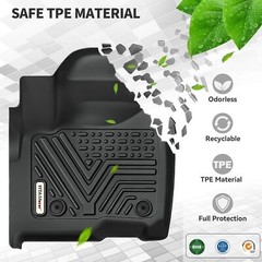 YITAMOTOR Floor Mats Compatible with 2019-2025 Chevrolet Silverado 1500/GMC S…