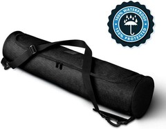Bag Canvas Yoga Pilates Mat Carrier Water Prf 28″Tall Adjust Strap NEW Last One