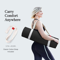 Extra Thick 12mm Non-Slip Exercise Mat for Yoga, Pilates & Workouts