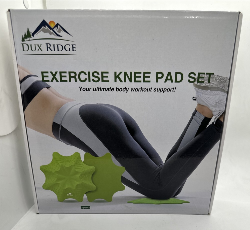 Dux Ridge Green Exercise Knee Pad Set NEW in Box