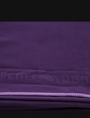 Peace Yoga Purple Suede Yoga Towel 2-Pack Anti-Slip Ultra-Absorbent 24×72