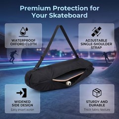 Skateboard Bag 600D Oxford Cloth Waterproof Carry Bag with Single Shoulder