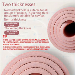 10/15MM Thick NBR Yoga Mats Anti-Slip Sport Fitness Mat Blanket for Exercise Yog