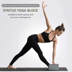 Eco-Friendly EVA Yoga Block and Strap Set – Perfect for Flexibility and Support