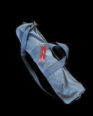 NWT Vintage Equinox Gray Cotton Carrying Bag & Mat