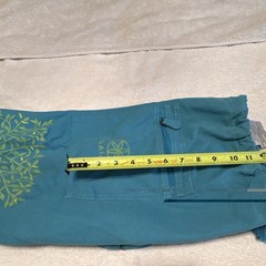 Gaiam Large Yoga Mat Bag 15L Blue Green Zip Zippered Pocket Tree Nylon
