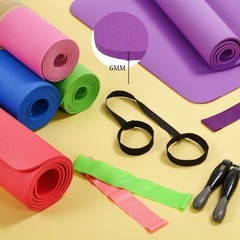Hoolerry 36 Pieces Yoga Mats Sets Includes 12 Pcs Yoga Mats Bulk 68” x 24&